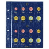Leuchtturm 315537 Hojas para monedas VISTA, de Euro neutral para 2 series de monedas de curso legal por hoja