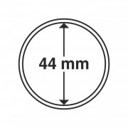 Leuchtturm 315637 cápsulas de monedas diámetro interior 44 mm