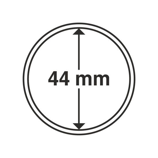 Leuchtturm 315637 cápsulas de monedas diámetro interior 44 mm Leuchtturm 315637 cápsulas de monedas diámetro interior 44 mm