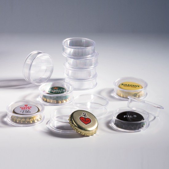 Leuchtturm 315772 Cápsula para placa de cava o chapas de cerveza, medida interior 31 mm Leuchtturm 315772 Cápsula para placa de cava o chapas de cerveza, medida interior 31 mm