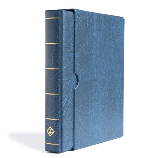 Leuchtturm 316322 Tapa de anillas VARIO F, con cajetín protector, azul Leuchtturm 316322 Tapa de anillas VARIO F, con cajetín protector, azul