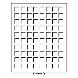Leuchtturm 316663 Bandeja para monedas 80 divisiones esquinadas hasta 24 mm Ø, color humo Leuchtturm 316663 Bandeja para monedas 80 divisiones esquinadas hasta 24 mm Ø, color humo