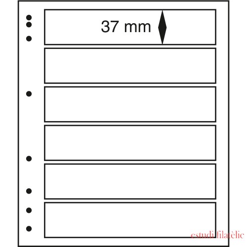 Leuchtturm 316731 MOC hojas en blanco-LB con hoja protectora, 6 divisiones