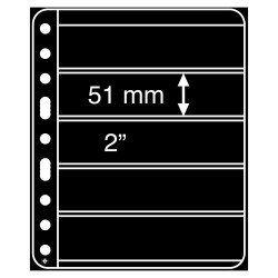 Leuchtturm 317000 Hojas de plástico VARIO PLUS, extra rígido, 5 divisiones, negro Leuchtturm 317000 Hojas de plástico VARIO PLUS, extra rígido, 5 divisiones, negro