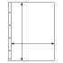 Leuchtturm 317575 Hojas de plástico FOLIO, 1 división, transparente, separado