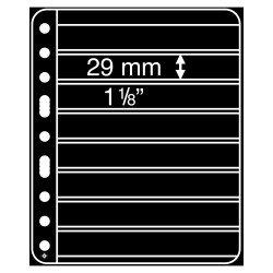 Leuchtturm 317817 Hojas de plástico VARIO PLUS, extra rígido, 8 divisiones, negro Leuchtturm 317817 Hojas de plástico VARIO PLUS, extra rígido, 8 divisiones, negro