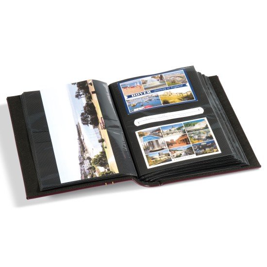 Leuchtturm 318141 Álbum multiusos para 200 tarjetas postal., Cartas, fotos estándar o 100 fotos panor., rojo Leuchtturm 318141 Álbum multiusos para 200 tarjetas postal., Cartas, fotos estándar o 100 fotos panor., rojo