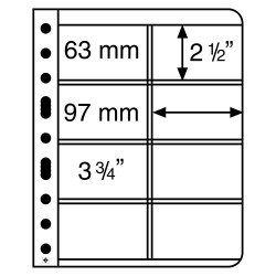 Leuchtturm 318300 hojas de plástico VARIO, 8 divisiones, para tarjetas Telefónicas, transparente Leuchtturm 318300 hojas de plástico VARIO, 8 divisiones, para tarjetas Telefónicas, transparente