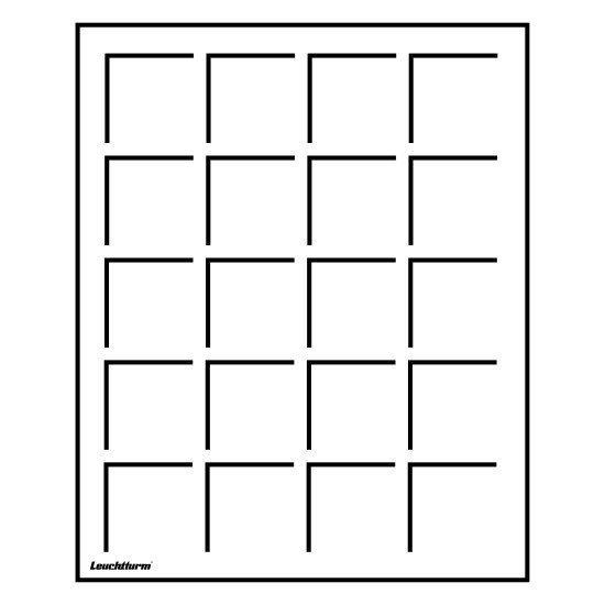 Leuchtturm 318864 Bandeja para 20 monedas de 41 mm Ø, para Maletín Leuchtturm 318864 Bandeja para 20 monedas de 41 mm Ø, para Maletín