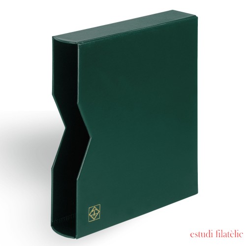 Leuchtturm 318866 Cajetín protector por tapa de anillas OPTIMA, diseño classic, verde Leuchtturm 318866 Cajetín protector por tapa de anillas OPTIMA, diseño classic, verde
