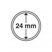 Leuchtturm 319128 cápsulas de monedas diámetro interior 24 mm