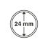 Leuchtturm 319128 cápsulas de monedas diámetro interior 24 mm