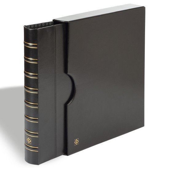 Leuchtturm 319263 Tapa de anillas KANZLEI, diseño classic con cajetín protector, negro Leuchtturm 319263 Tapa de anillas KANZLEI, diseño classic con cajetín protector, negro