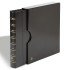 Leuchtturm 319263 Tapa de anillas KANZLEI, diseño classic con cajetín protector, negro