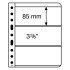 Leuchtturm 319560 hojas de plástico VARIO, 3 divisiones, transparente