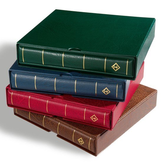 Leuchtturm 320098 LEUCHTTURM tapa a presión LUXUS DL, con cajetín protector ,verde Leuchtturm 320098 LEUCHTTURM tapa a presión LUXUS DL, con cajetín protector ,verde
