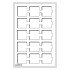 Leuchtturm 320714 Bandeja L con 15 divisiones para cartones de monedas, hasta 50x50 mm, azul