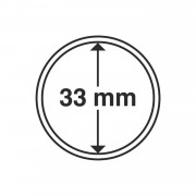 Leuchtturm 320931 cápsulas de monedas diámetro interior 33 mm
