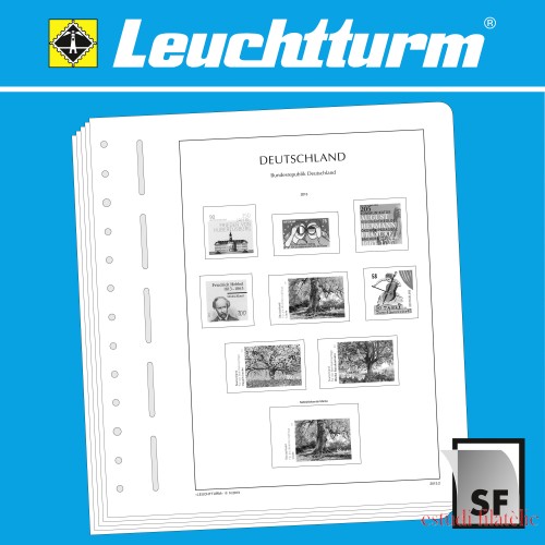 Leuchtturm 320951 SF-hojas preimpresas Gran Bret. series en curso y emis. reg., partic. 1970-1993 
