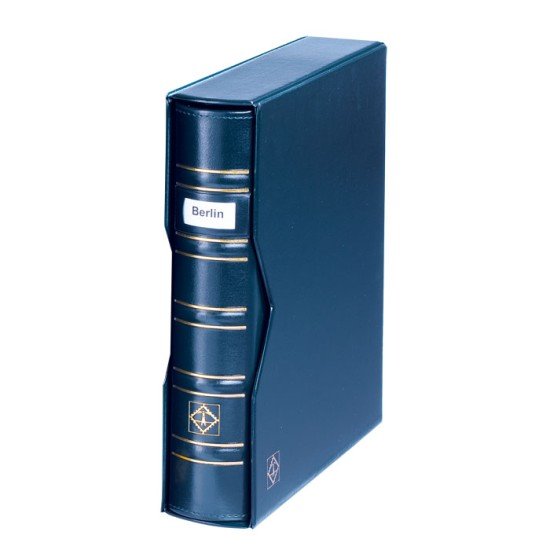 Leuchtturm 321054 Tapa OPTIMA, diseño classic SIGNUM, con ventana para inscripción +cajetín projoector, azul Leuchtturm 321054 Tapa OPTIMA, diseño classic SIGNUM, con ventana para inscripción +cajetín projoector, azul