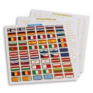 Leuchtturm 321082 Etiquetas Set para monedas de  euro 