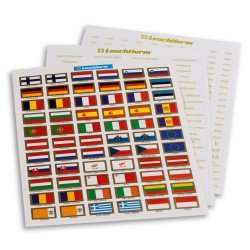 Leuchtturm 321082 Etiquetas Set para monedas de euro Leuchtturm 321082 Etiquetas Set para monedas de euro