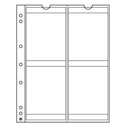 Leuchtturm 321507 Hojas para monedas NUMIS, de 4 divisiones de 66 mm Ø Leuchtturm 321507 Hojas para monedas NUMIS, de 4 divisiones de 66 mm Ø