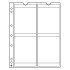 Leuchtturm 321507 Hojas para monedas NUMIS, de 4 divisiones de 66 mm Ø