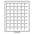 Leuchtturm 322045 Bandeja para monedas 48 divisiones esquinadas hasta 30 mm Ø, color humo