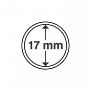 Leuchtturm 322470 cápsulas de monedas diámetro interior 17 mm