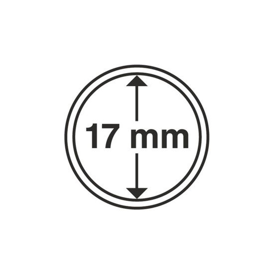 Leuchtturm 322470 cápsulas de monedas diámetro interior 17 mm Leuchtturm 322470 cápsulas de monedas diámetro interior 17 mm