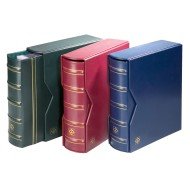 Leuchtturm 322659 tapa de anillas OPTIMA, diseño classic GIGANT, con cajetín projoector, azul