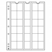 Leuchtturm 323463 Hojas para monedas NUMIS, de 30 divisiones de 25 mm Ø