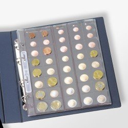 Leuchtturm 323726 Hojas separadoras recambio para álbum de Monedas de Euro OPTIMA