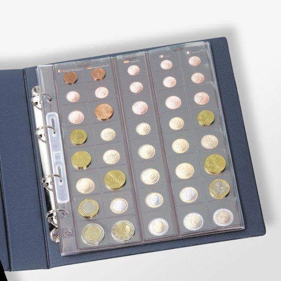 Leuchtturm 323726 Hojas separadoras recambio para álbum de Monedas de Euro OPTIMA Leuchtturm 323726 Hojas separadoras recambio para álbum de Monedas de Euro OPTIMA