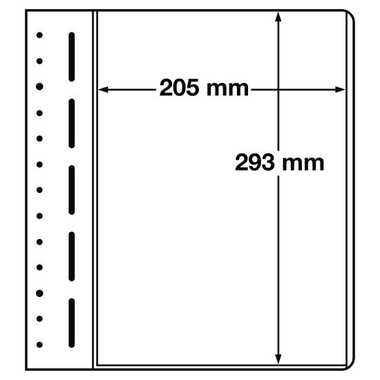 Leuchtturm 323730 hojas en blanco-LB, 1 división, 205x293 mm Leuchtturm 323730 hojas en blanco-LB, 1 división, 205x293 mm