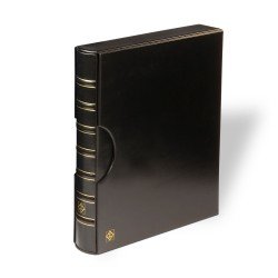 Leuchtturm 324006 Tapa de anillas FOLIO, con cajetín protector, negro
