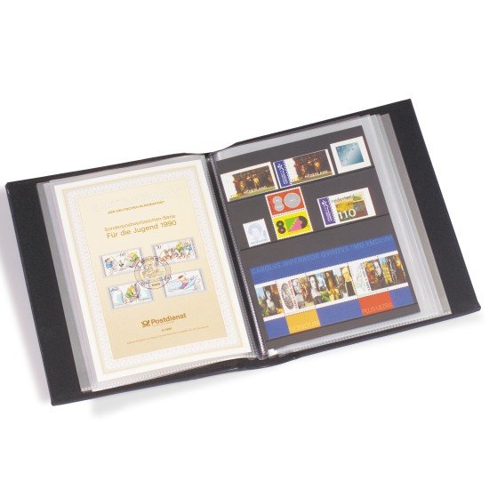 Leuchtturm 324017 Álbum para FDCs con 50 fundas transparentes, azul Leuchtturm 324017 Álbum para FDCs con 50 fundas transparentes, azul