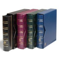 Leuchtturm 324423 Tapa de anillas OPTIMA, diseño classic con cajetín protector, negro