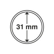Leuchtturm 325003 cápsulas de monedas diámetro interior 31 mm