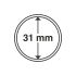 Leuchtturm 325003 cápsulas de monedas diámetro interior 31 mm