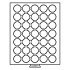 Leuchtturm 325360 Bandeja para monedas 35 divisiones para CAPS 29, color humo