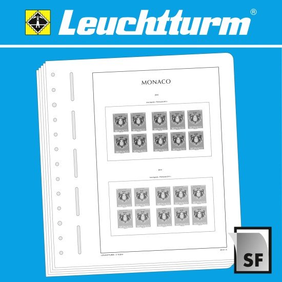 Leuchtturm 325493 SF-hojas preimpresas Mónaco carnets 1987-2019 Leuchtturm 325493 SF-hojas preimpresas Mónaco carnets 1987-2019