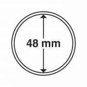 Leuchtturm 325865 cápsulas de monedas diámetro interior 48 mm