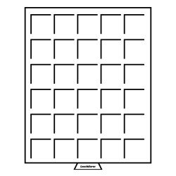 Leuchtturm 326654 Bandeja para monedas 30 divisiones esquinadas hasta 38 mm Ø, color humo Leuchtturm 326654 Bandeja para monedas 30 divisiones esquinadas hasta 38 mm Ø, color humo