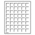 Leuchtturm 327395 Elegante Bandeja para monedas  LIGNUM, 48 divisiones esquinadas de 30 mm Ø