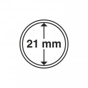 Leuchtturm 327401 cápsulas de monedas diámetro interior 21 mm