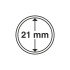 Leuchtturm 327401 cápsulas de monedas diámetro interior 21 mm