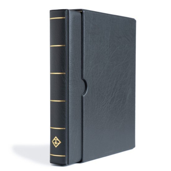 Leuchtturm 327499 tapa de anillas VARIO F, con cajetín projoector, negro Leuchtturm 327499 tapa de anillas VARIO F, con cajetín projoector, negro