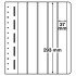 Leuchtturm 328195 LEUCHTTURM hojas en blanco-LB, 5 divisiones, 37 x293 mm